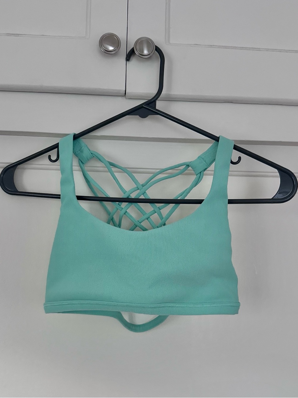 Lululemon Free to Be Ribbed Bra Wild Mint Size 4